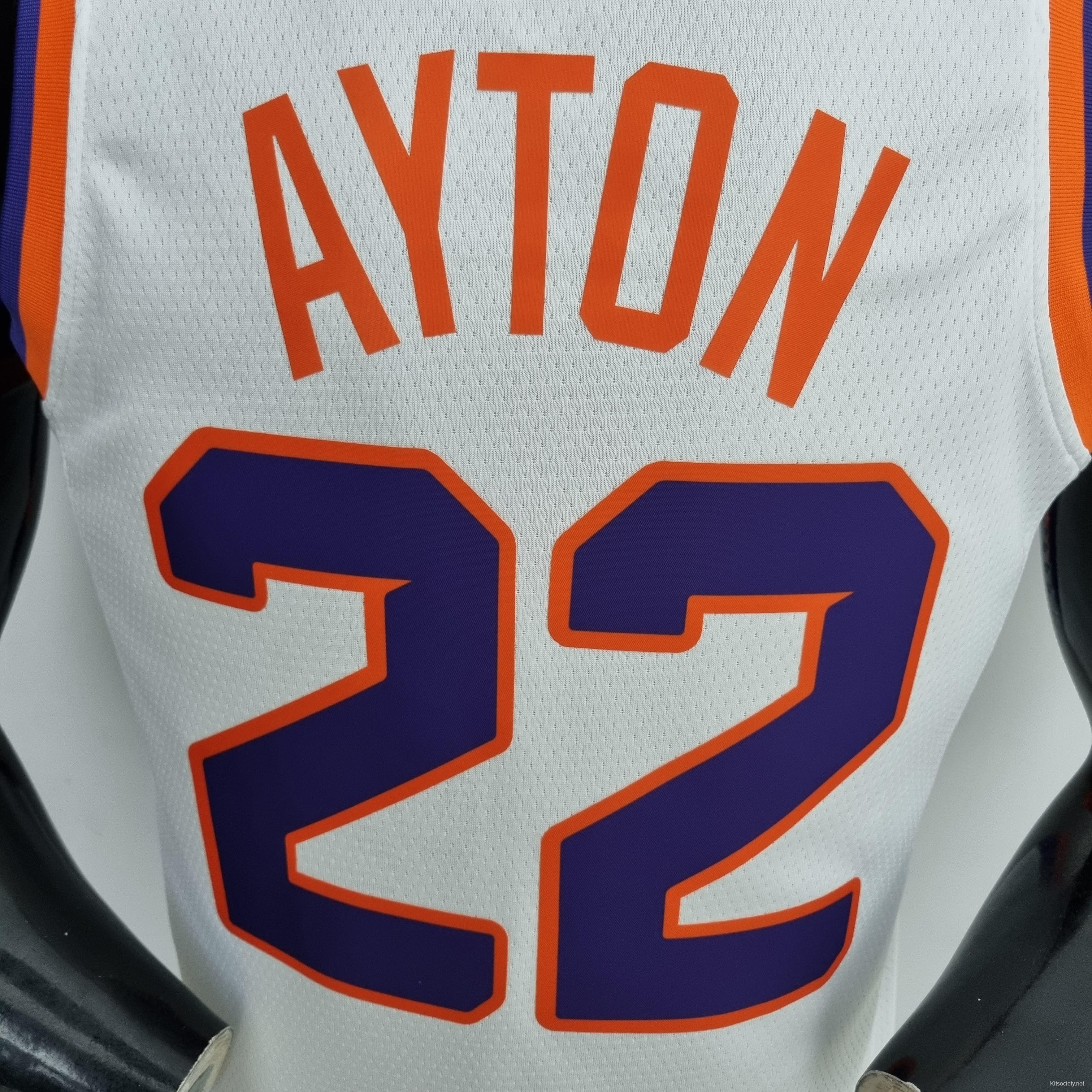 AYTON#22 Phoenix Suns White NBA Jersey S-XXL