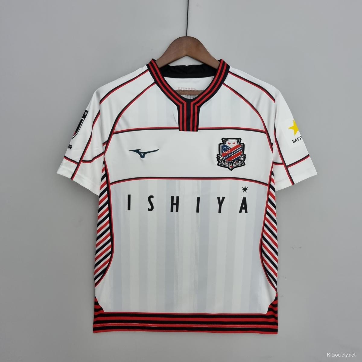 22/23 Hokkaido away Soccer Jersey - Kitsociety