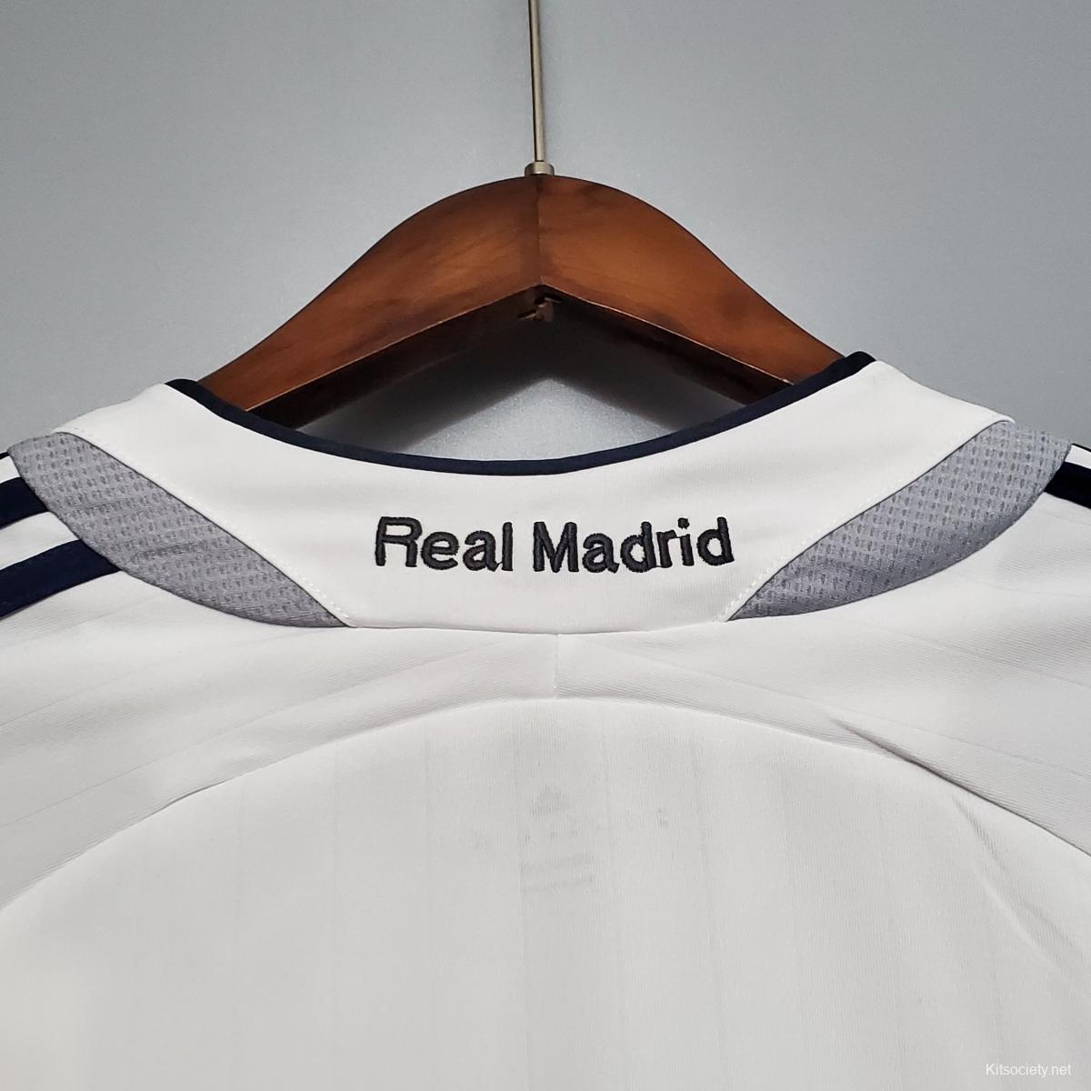 Retro Long Sleeve 11-12 Real Madrid Away Red Jersey - Kitsociety