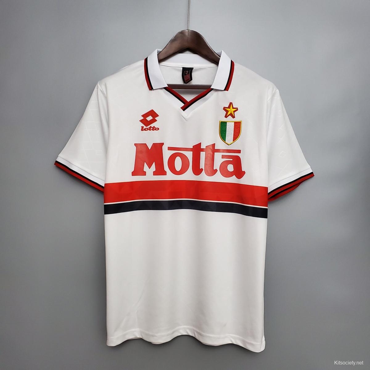 Retro 11/12 AC Milan home Soccer Jersey - Kitsociety