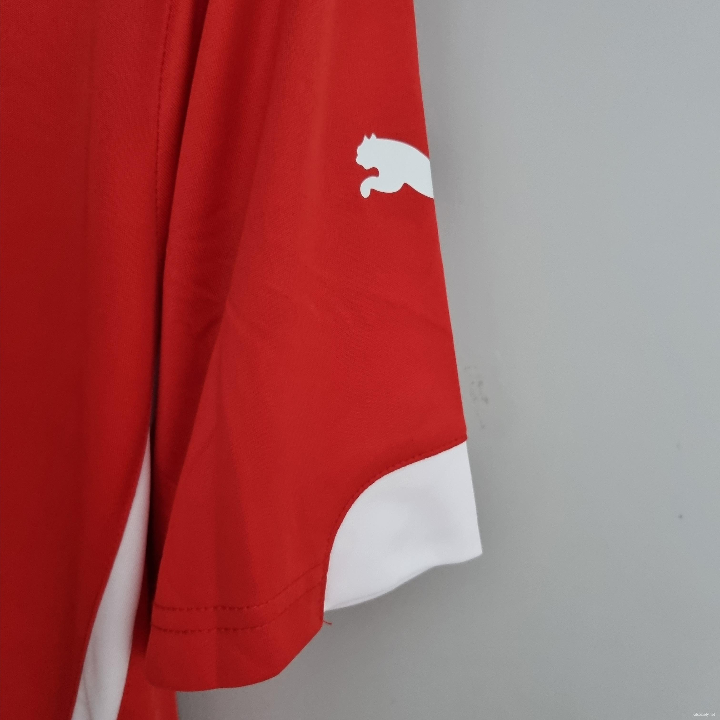 Chile Puma Red Soccer Jersey Year 2011 Red Color Jersey 