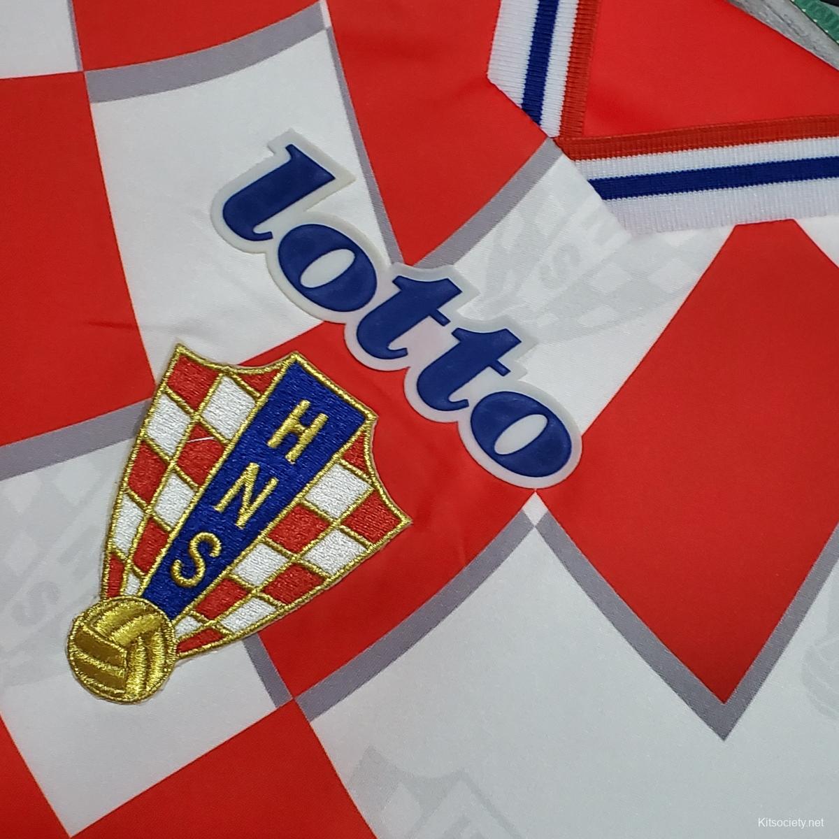 Croatia 1998 Hrvatska Home Retro Jersey World Cup