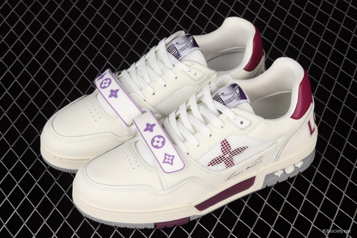 affældige Konsultation bag Authentic LV 2021ss early spring fashion catwalk sneakers 400N 51White  Purple - Kitsociety