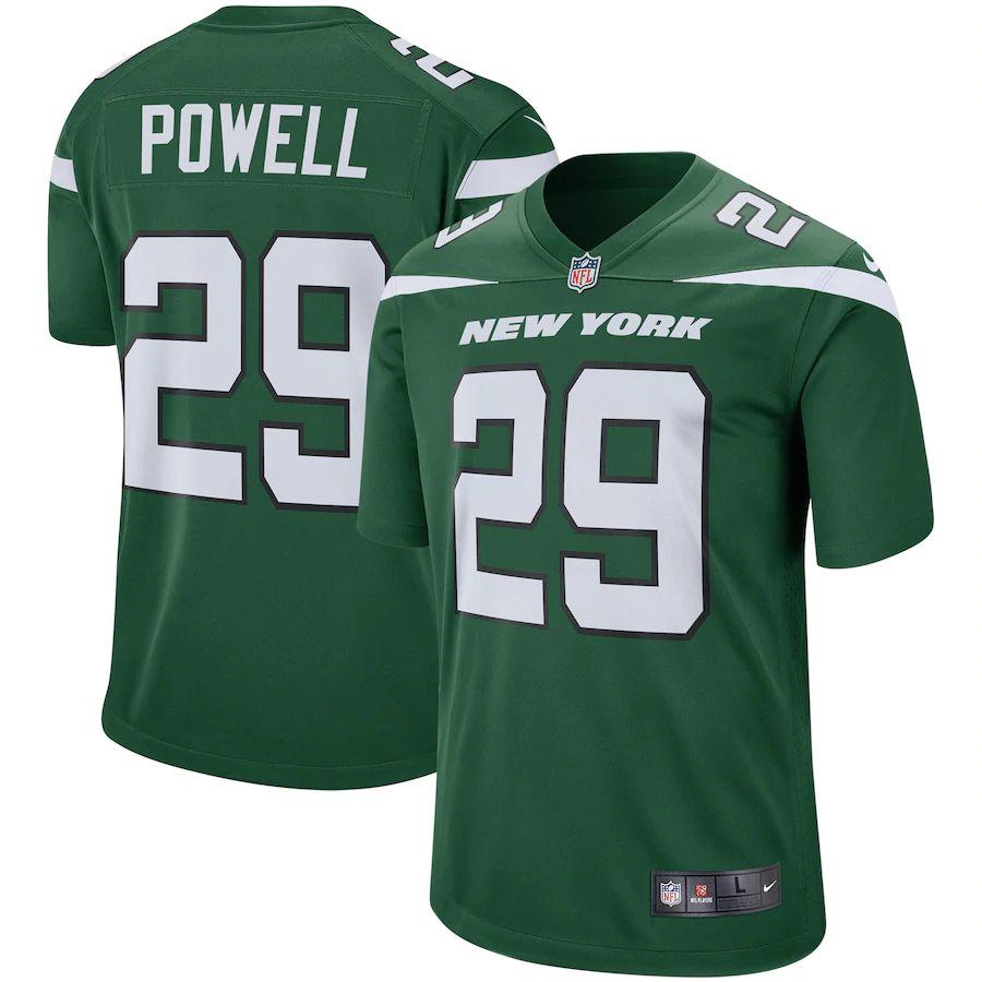 Men's Bilal Powell Green Player Limited Team Jersey - Kitsociety