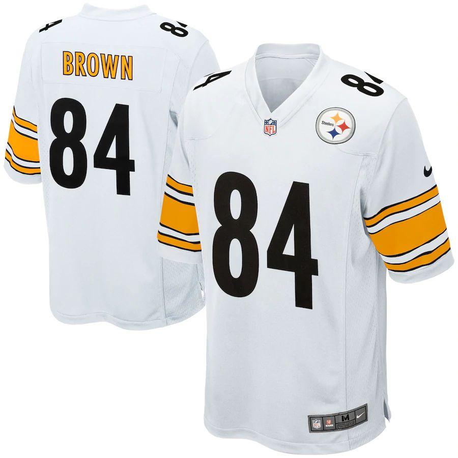 Men's Antonio Brown White Player Limited Team Jersey - Kitsociety