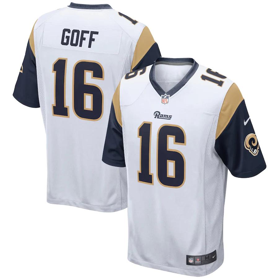 Women's Jared Goff White Road Player Limited Team Jersey - Kitsociety