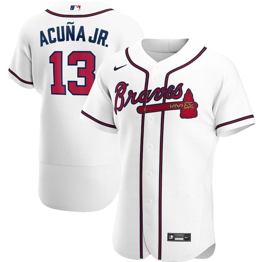 Youth Ronald Acuna Jr. Red Alternate 2020 Player Team Jersey - Kitsociety