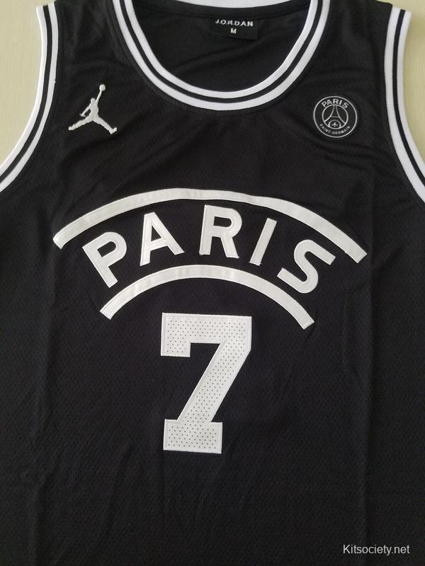 Jordan x PSG Paris Saint Germain Basketball Jersey Black/White