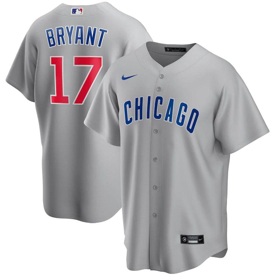 Youth Kris Bryant Gray Road 2020 Player Team Jersey - Kitsociety