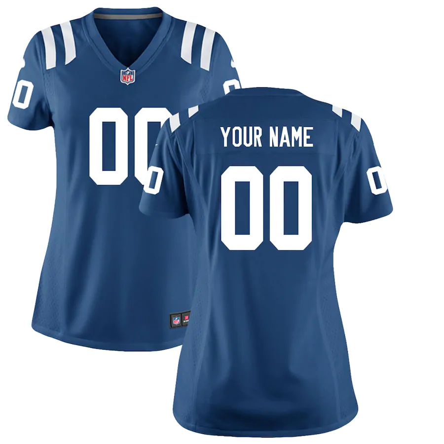 Men's Navy Custom Throwback Limited Team Jersey - Kitsociety