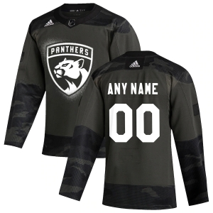 Men's Florida Panthers adidas Black Hockey Fights Cancer Custom Practice  Jersey