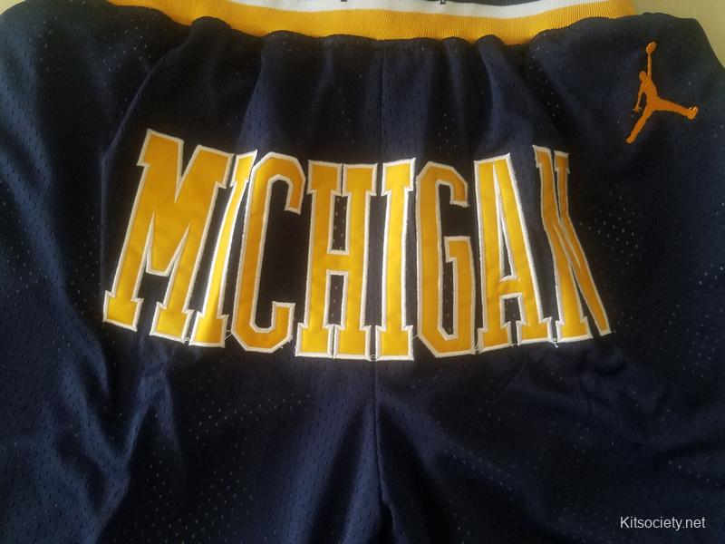 Michigan Wolverines Navy Blue JUST DON Shorts