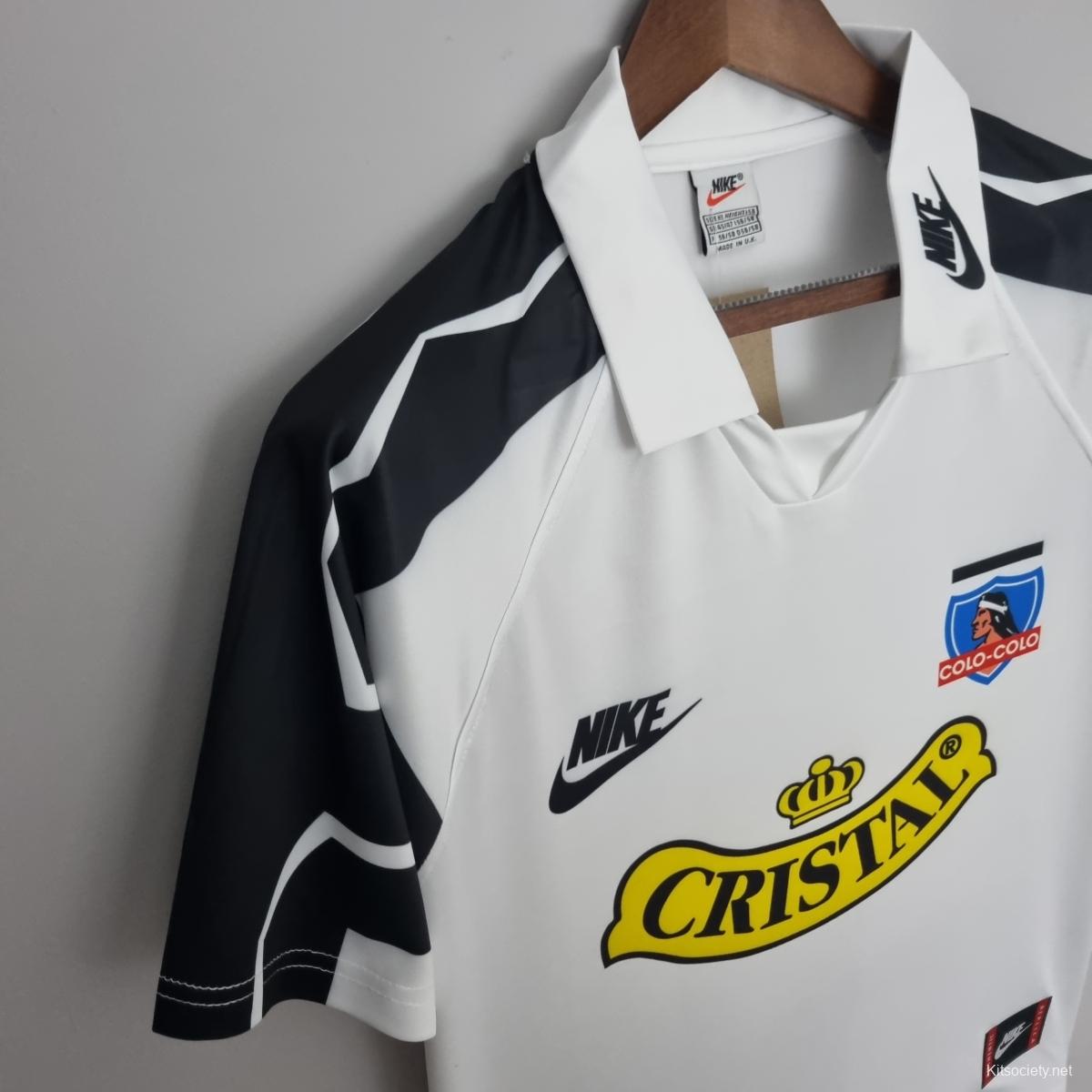 Retro 1995 Colo Colo Home Soccer Jersey