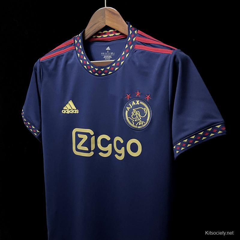 23-24 Ajax Training Blue Jersey - Kitsociety