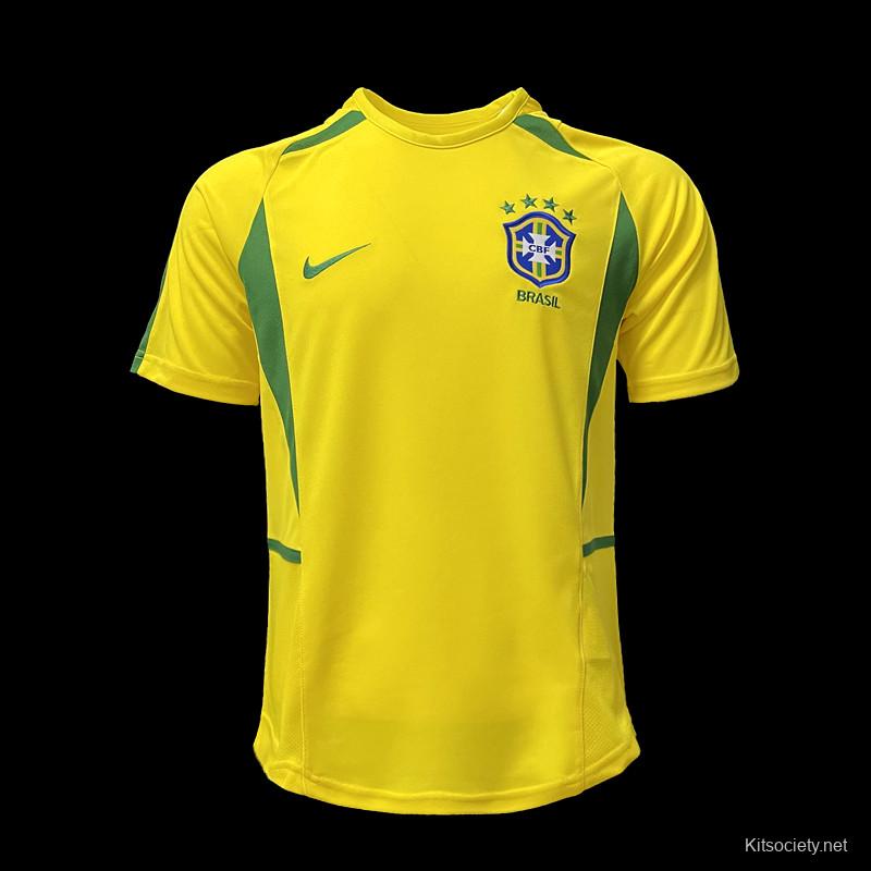 Brazil 2002 Home Jersey - World Cup Winners – Retros League