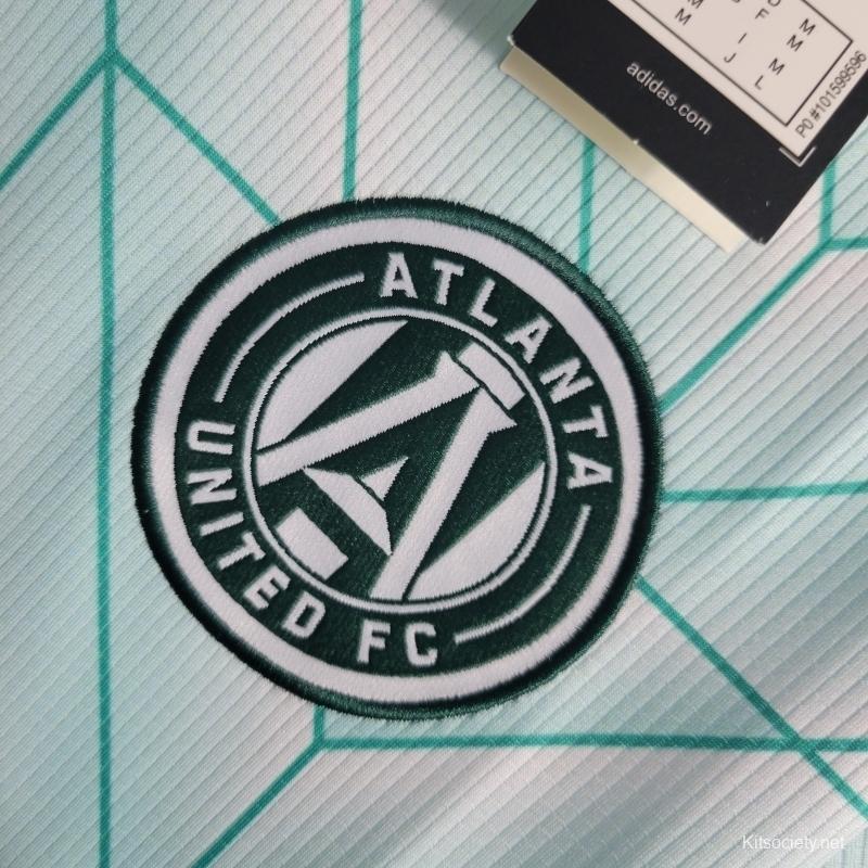 KIDS 2022-23 Atlanta United FC Away Authentic Light Green Jersey