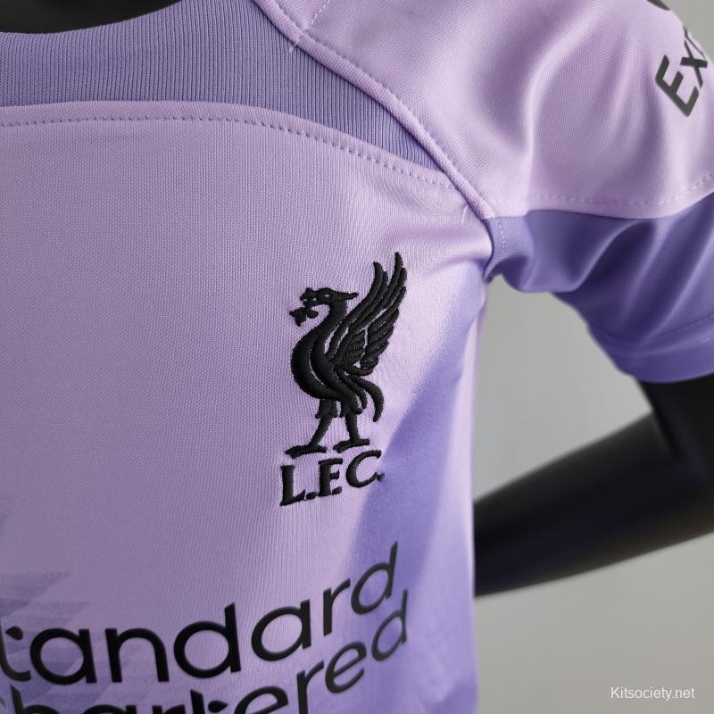 Youth Nike Purple Liverpool 2022/23 Home Goalkeeper Jersey