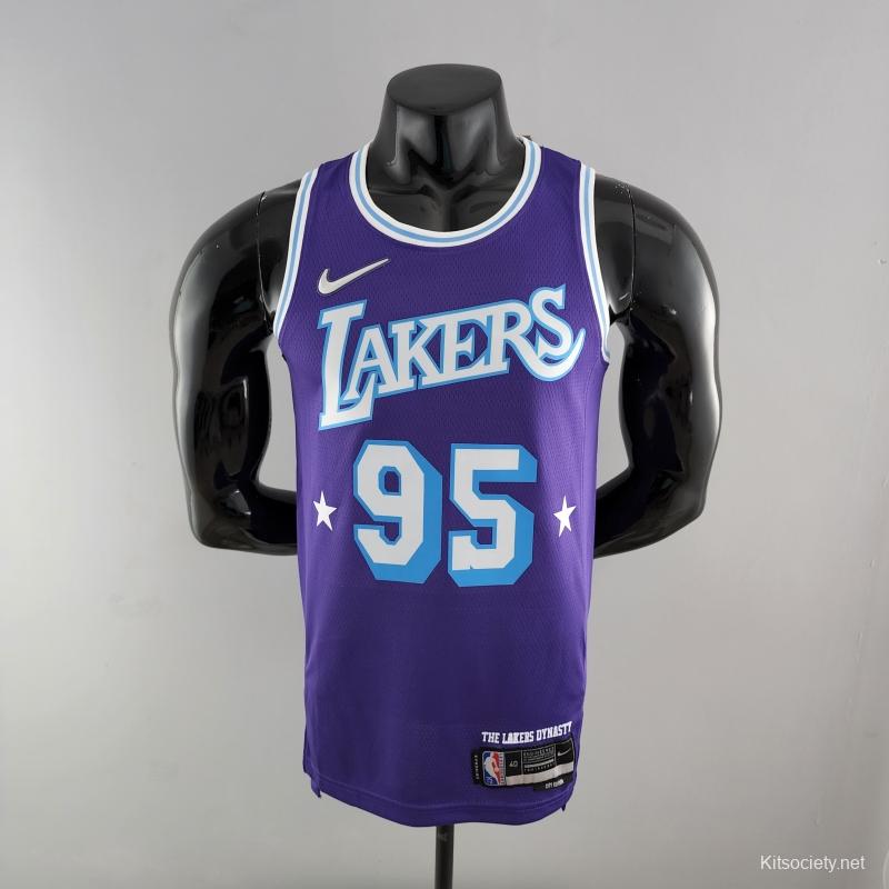 75th Anniversary IRVING #11 Los Angeles Lakers White NBA Jersey