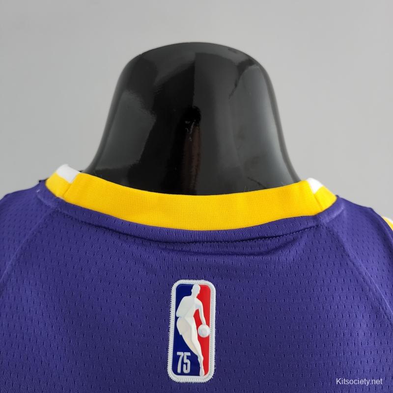 75th Anniversary TOSCANO #95 Los Angeles Lakers Jordan Purple NBA Jersey -  Kitsociety