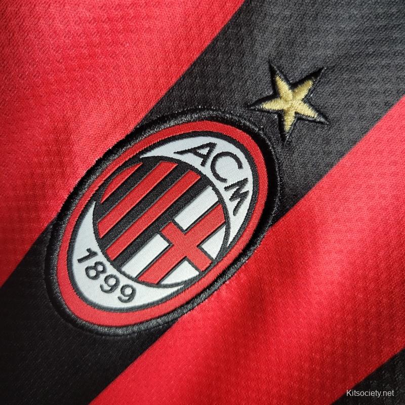 AC Milan Home Long Sleeve Soccer Jersey 2022/23