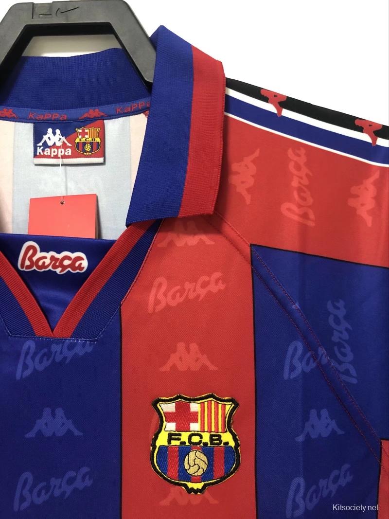 Retro 10/11 Barcelona Home Jersey - Kitsociety