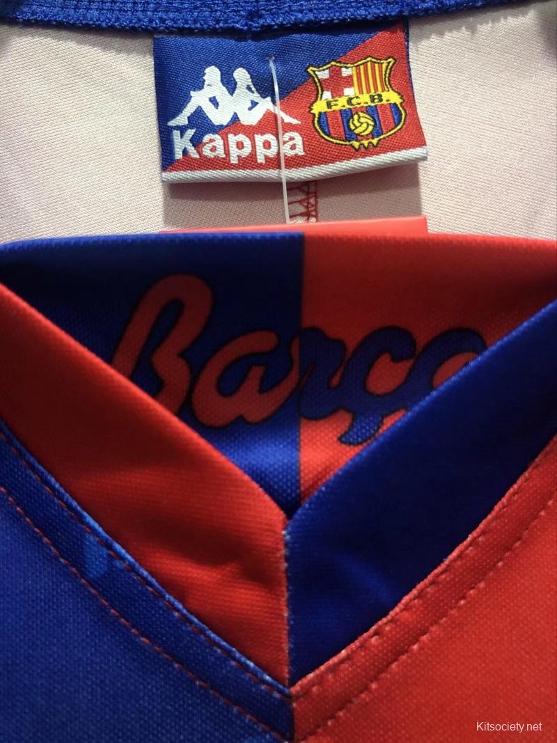 Retro 92/95 Barcelona Home Soccer Jersey - Kitsociety