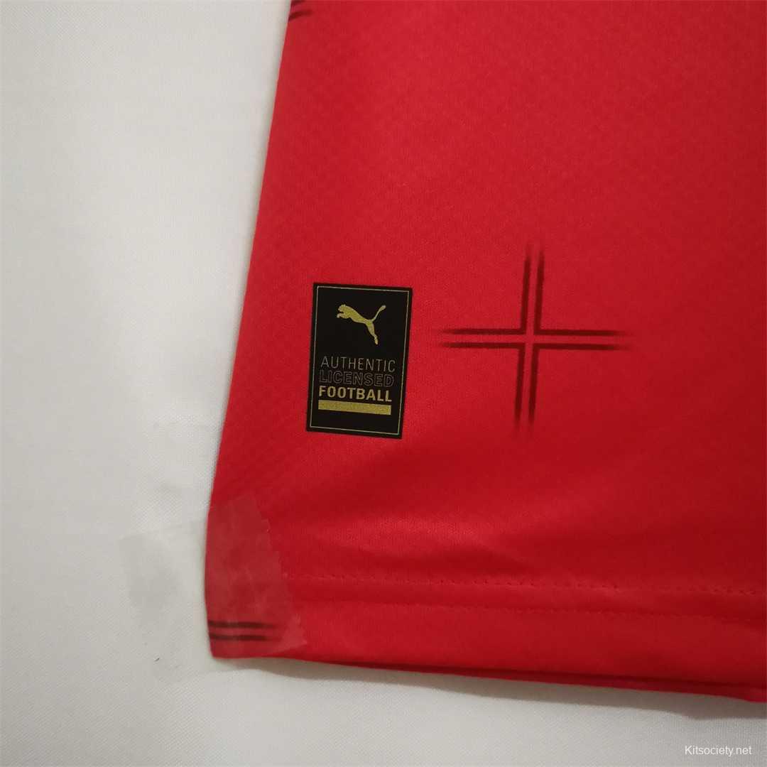 2022 Serbia Home Soccer Jersey - Kitsociety