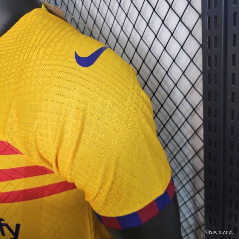 Nike FC Barcelona Shirt 4th 2022/2023 - Yellow