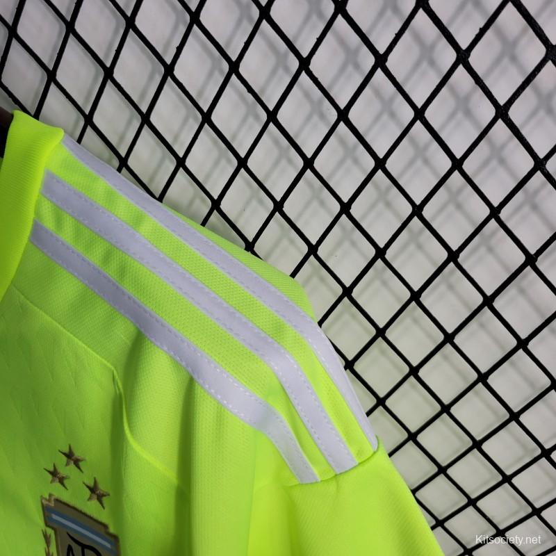 Buy Argentina Green Goalkeeper Jersey 2022/23