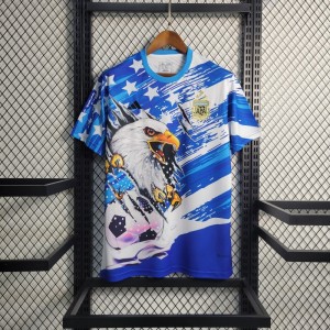 3 Star 2023 Argentina Red Goalkeeper Jersey - Kitsociety