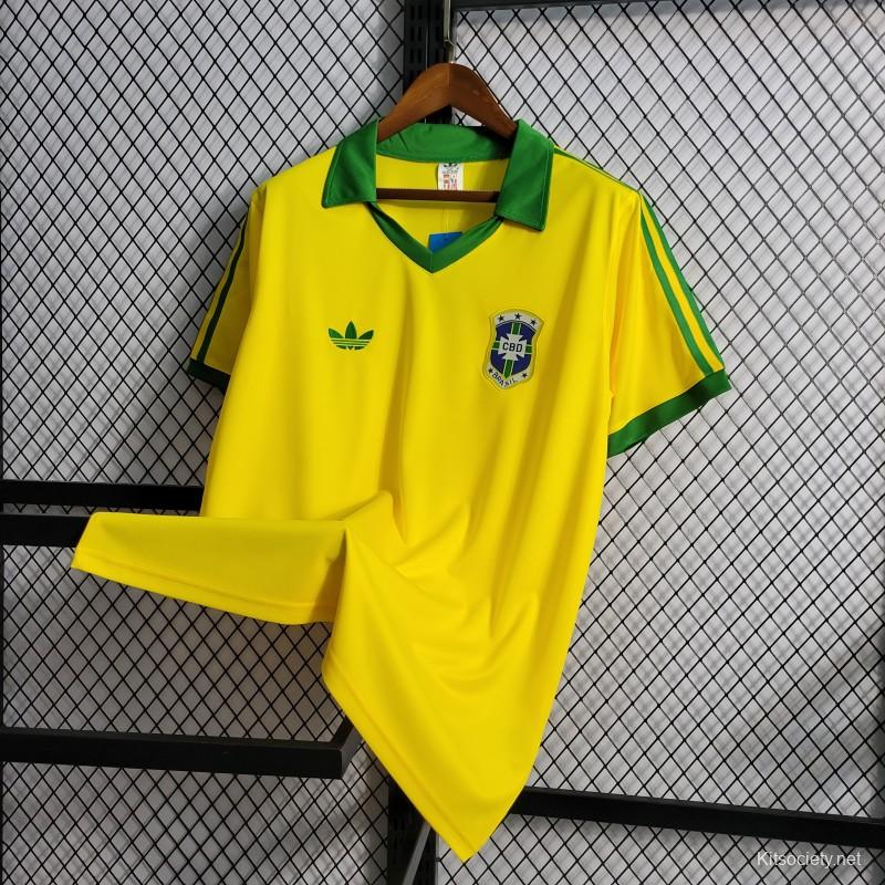 1978 Brazil Home Retro Jersey