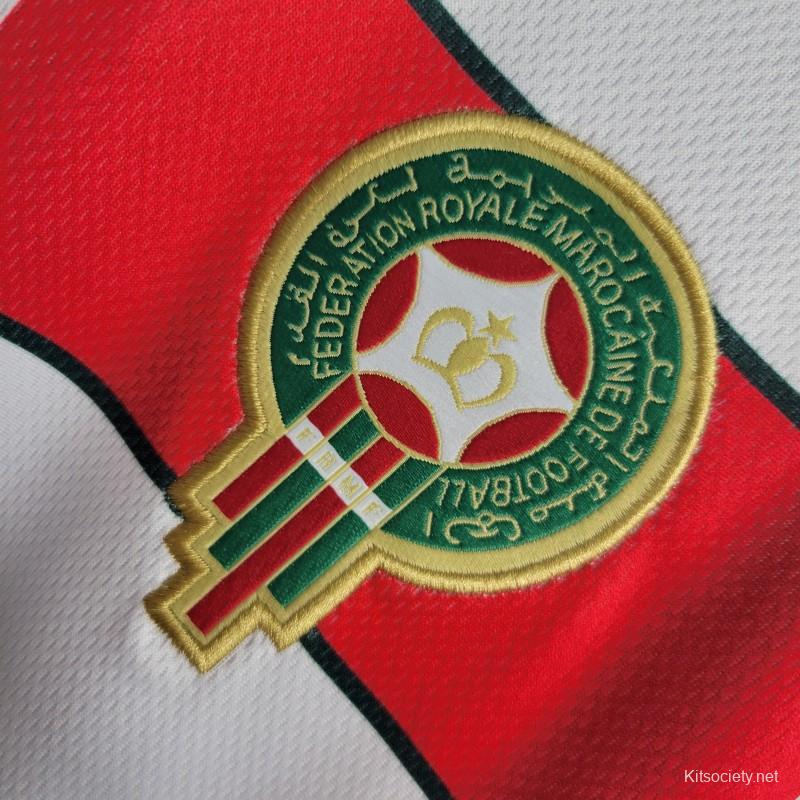 2022 Morocco Away Soccer Jersey - Kitsociety