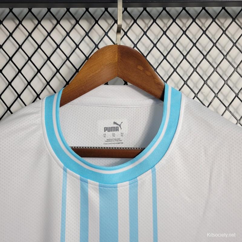 Puma Uruguay Away Jersey 22/23 w/ World Cup 2022 Patches (Puma White) Size XXL