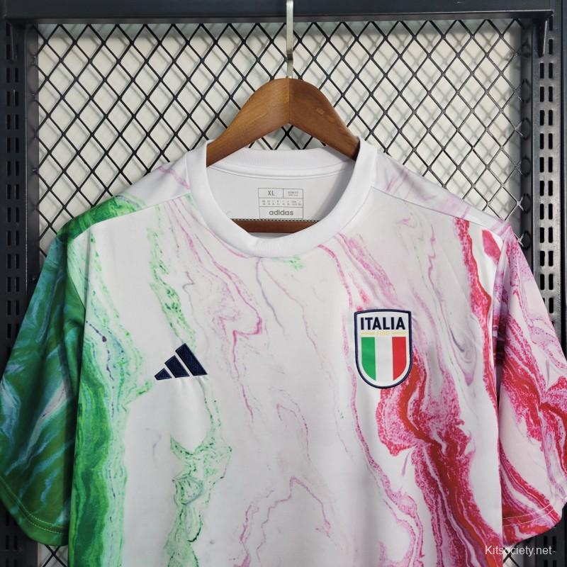 adidas Italy 2023 Prematch Jersey - White