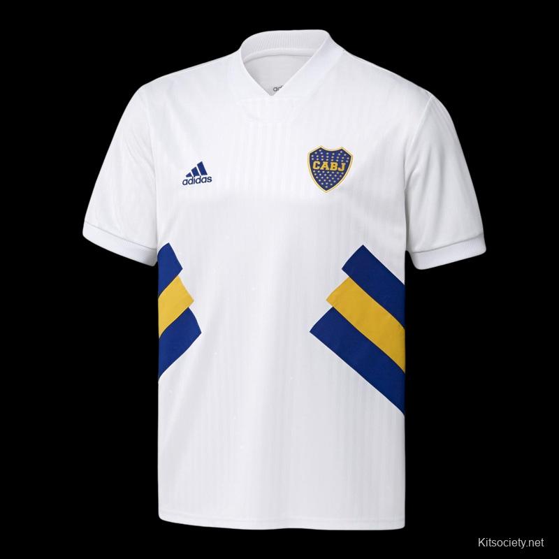 Player Version 22/23 Adidas Boca Juniors Icon Remake Jersey - Kitsociety