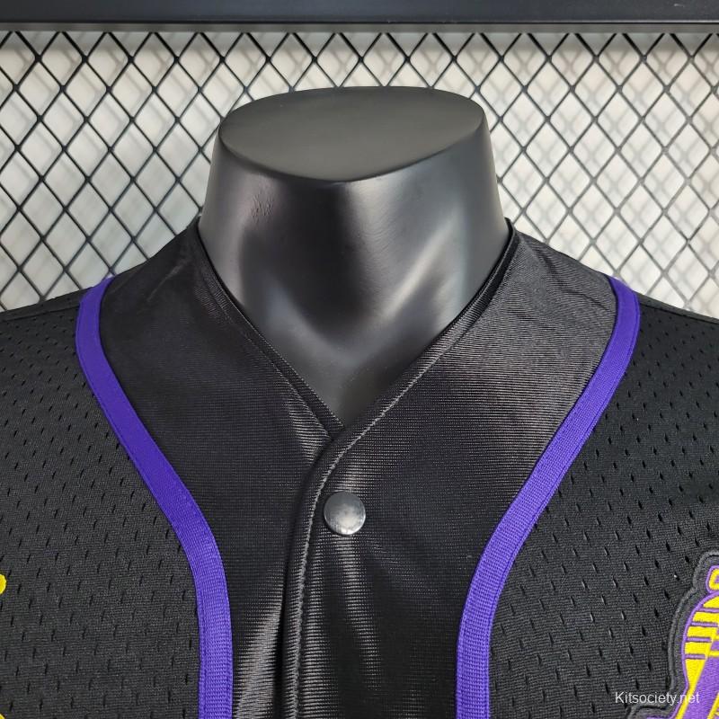 2023 NBA Lakers STATEMENT BASEBALL Purple Jersey - Kitsociety