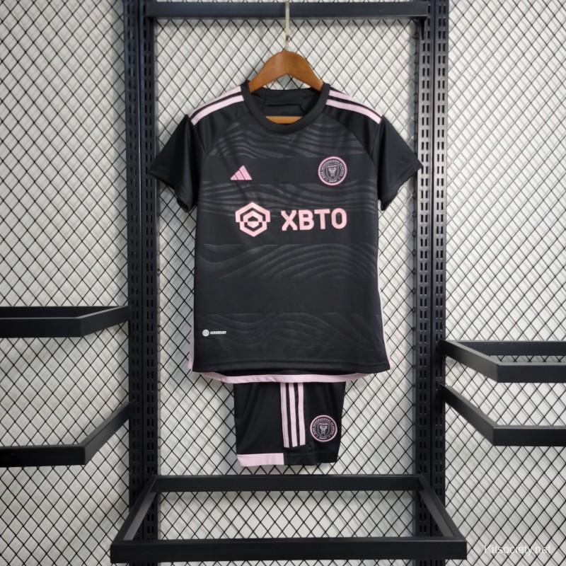 Kid's Los Angeles FC Away Jerseys Kit(Jersey+Shorts) 2023