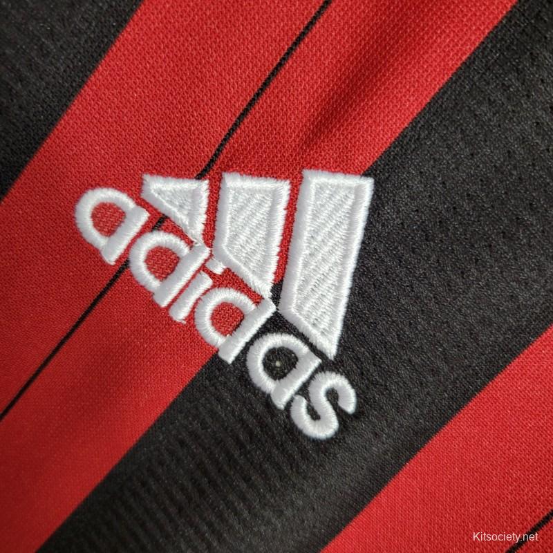 2013/14 AC Milan Home Long Sleeve Retro Kit