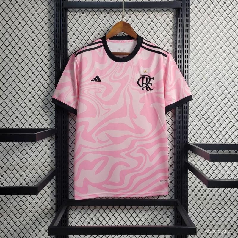 23-24 Flamengo Pink Special Edition Jersey - Kitsociety