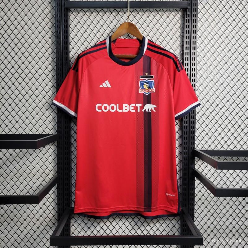 23/24 Colo Colo Home Soccer Jersey - Kitsociety