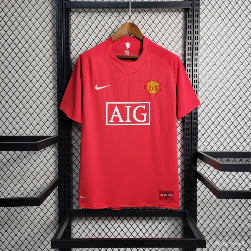 Man. Utd Away 07/08 Retro Long Sleeve Jersey – FPT Sportz LLC