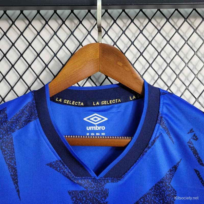 Trendy El Salvador Soccer Jersey Long Sleeves Designs 2023