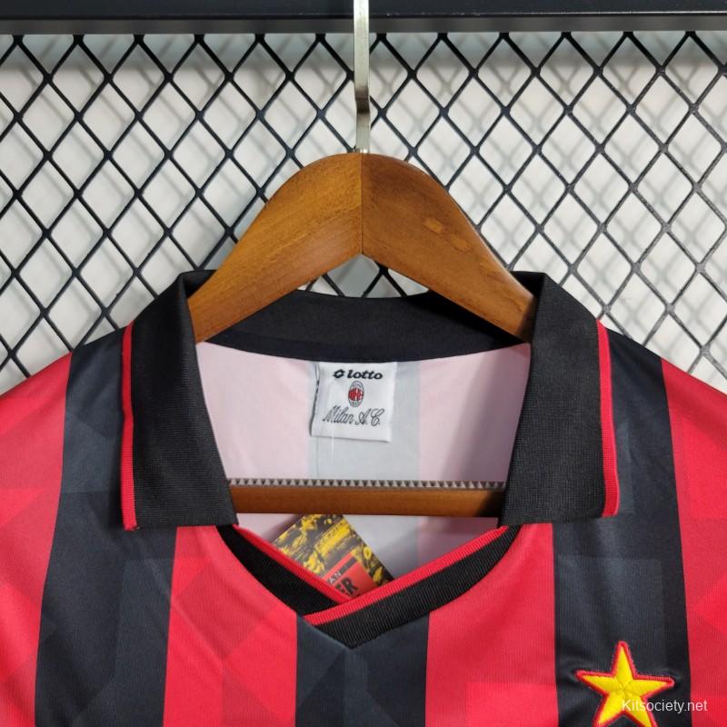 AC Milan 93/94 Away Retro Jersey - Zorrojersey- Professional Custom Soccer  Jersey Online Store