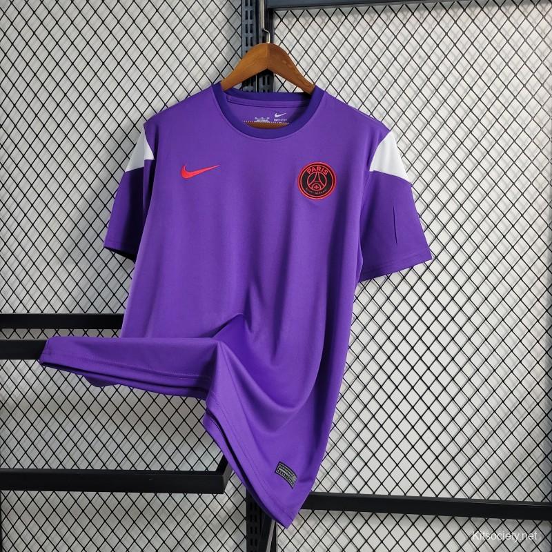 23-24 PSG Special Edition Black Purple Jersey - Kitsociety