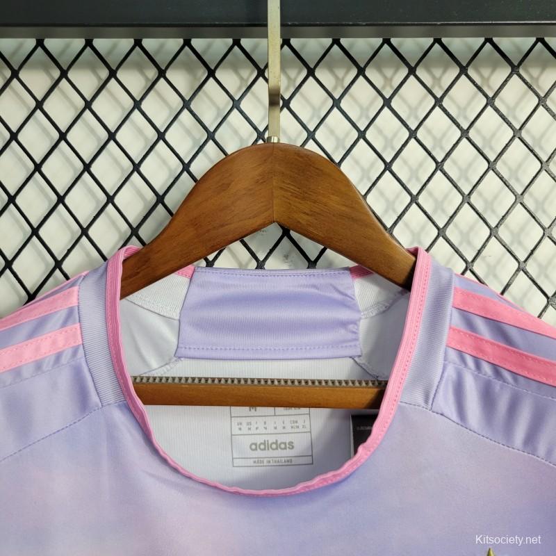 adidas Women's Japan 2023 Away Jersey - Pink / Purple