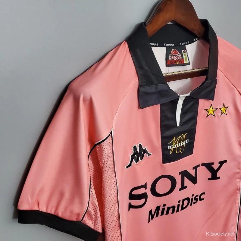 Retro 97/98 Juventus Away Pink Jersey - Kitsociety