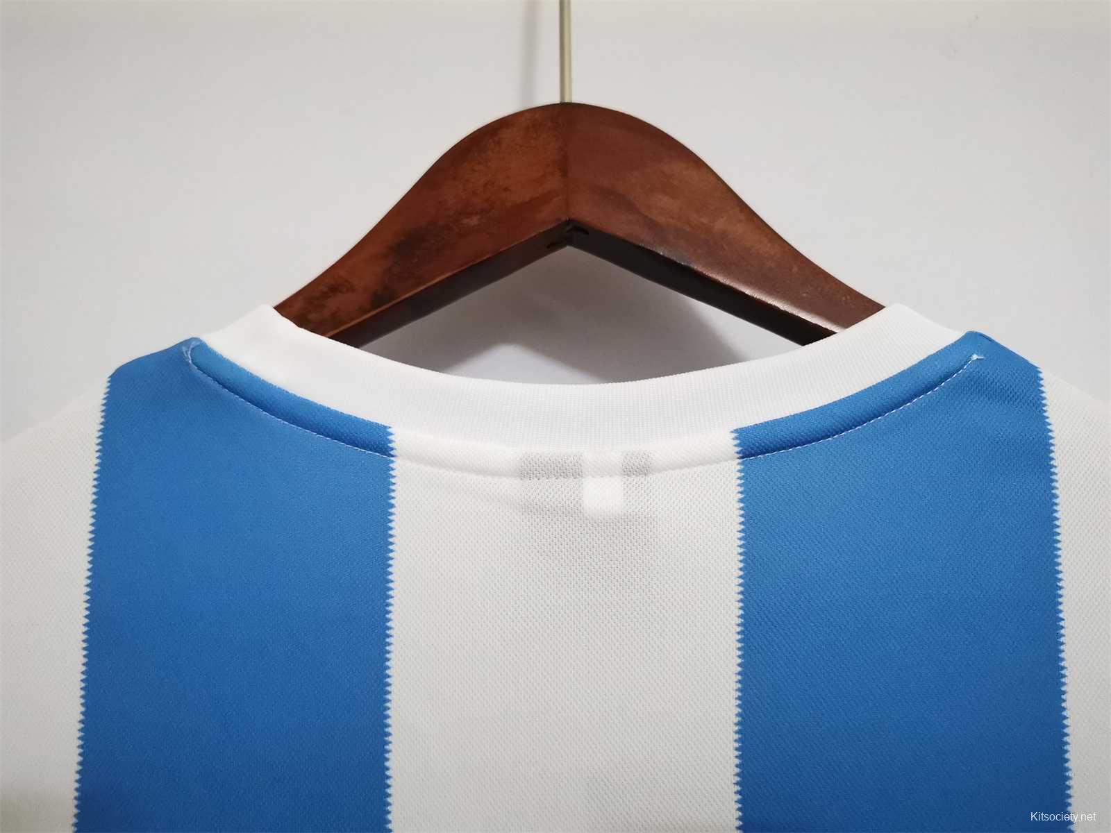 2014 Argentina Away Retro Long Sleeve Soccer Jersey