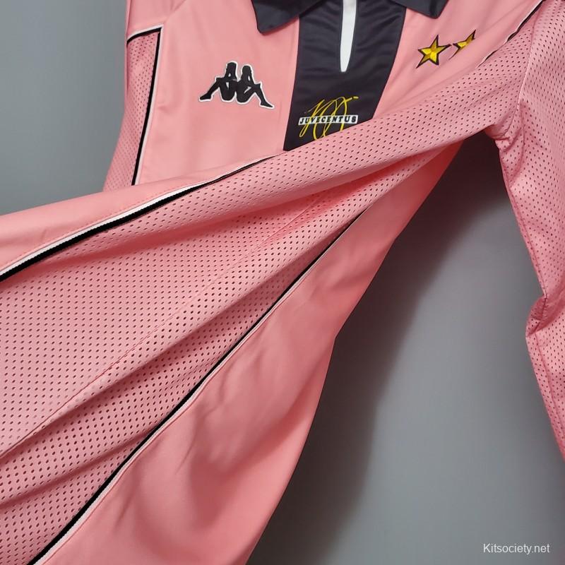 Retro 97/98 Juventus Away Pink Jersey - Kitsociety