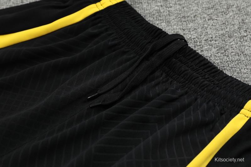 23 24 Borussia Dortmund Black Short Sleeve+Shorts - Kitsociety