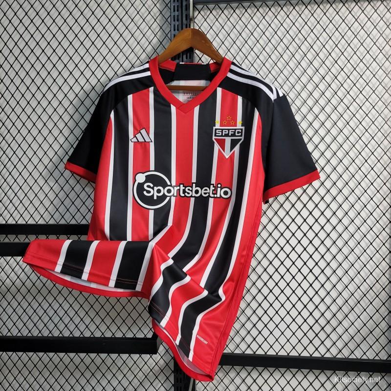 Sao Paulo Away Soccer Football Jersey Shirt - 2021 2022 Adidas Brazil